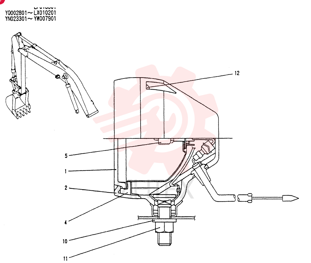 LIGHT ASSY. YW80S00001F1