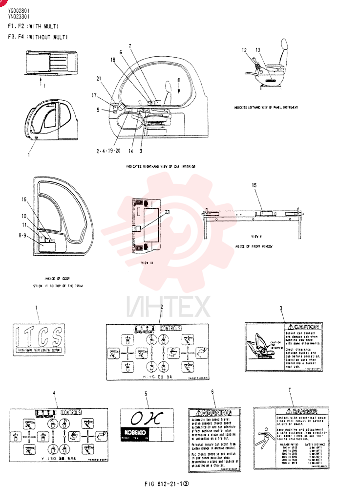 NAME PLATE INSTAL(STD) YN22T00051F1