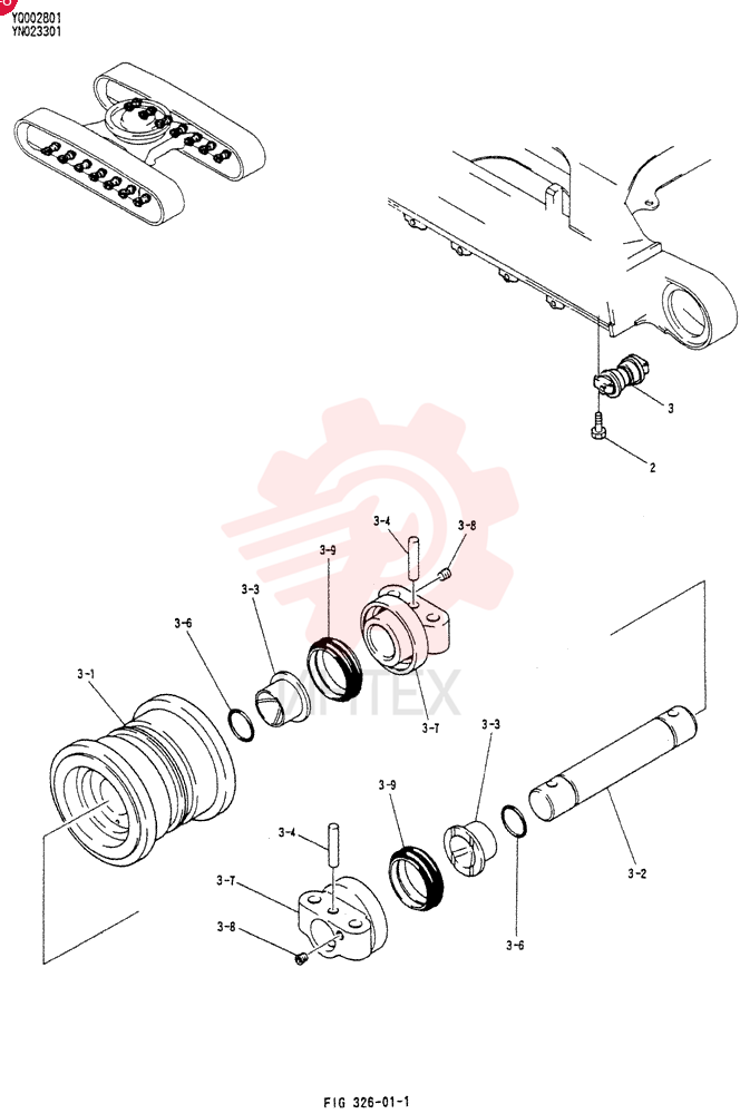 ROLLER ASSY, TRACK,(FOR STD) YN64D00005F3