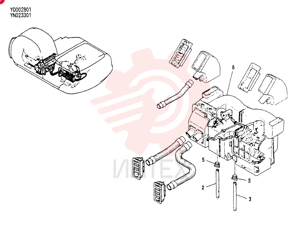 Схема (SK200LC) - MARK V EXCAVATOR ASN YQ02801 (1/95-12/95) YN20M00008F2