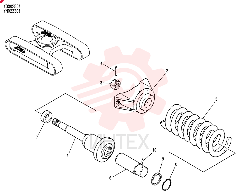 SHOCK ABSORBER YN54D00002F1