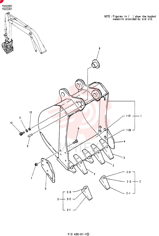 STD. BUCKET ASSY YN61B00035F1