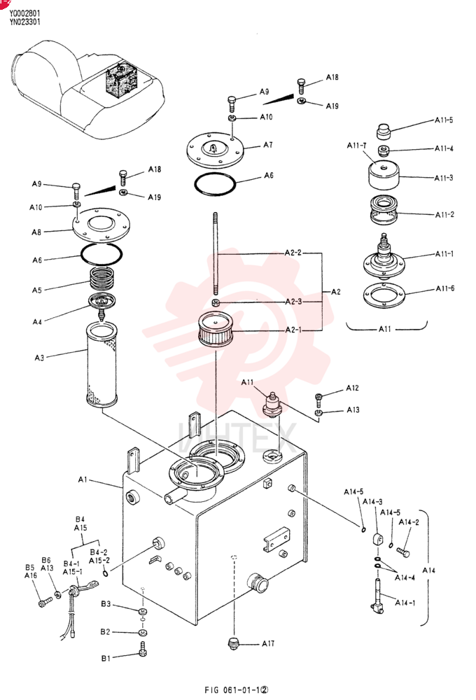 TANK ASSY, HYD YN33H00009F1