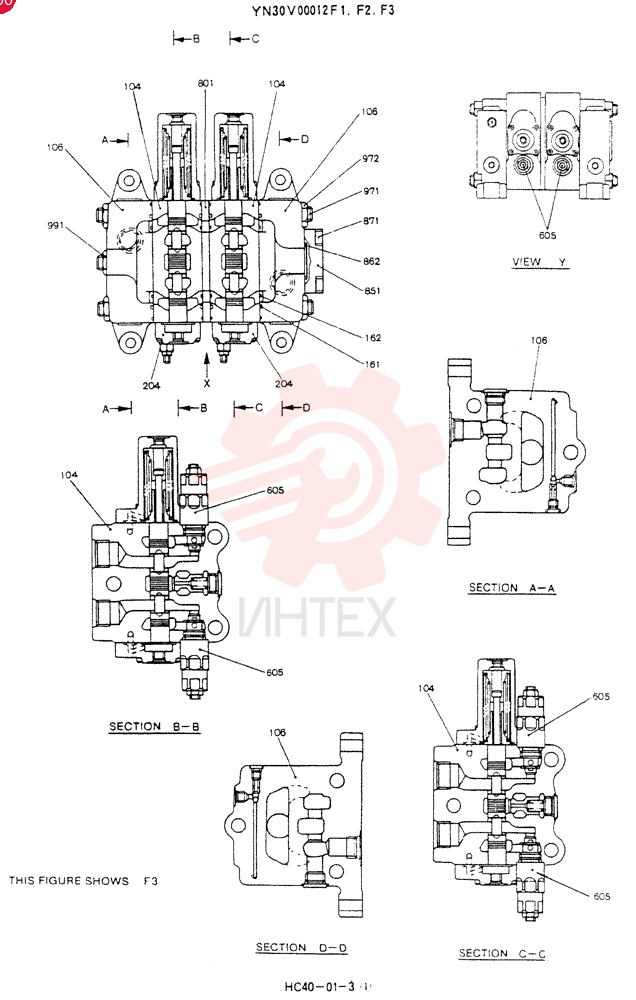 VALVE ASSY, CONTROL YN30V00012F1 (2)