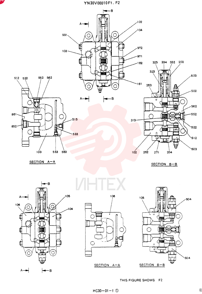 VALVE ASSY, CONTROL YN30V00010F1