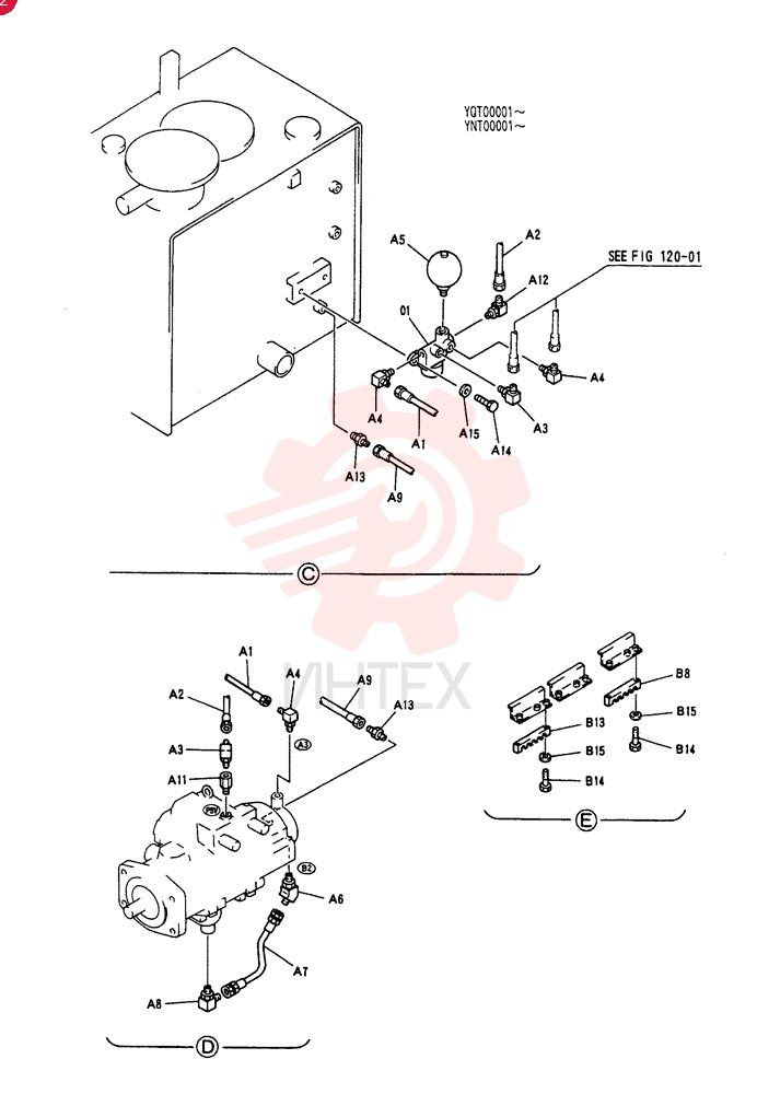 CONTROL LINES, PUMP YN06H00012F1 (1)
