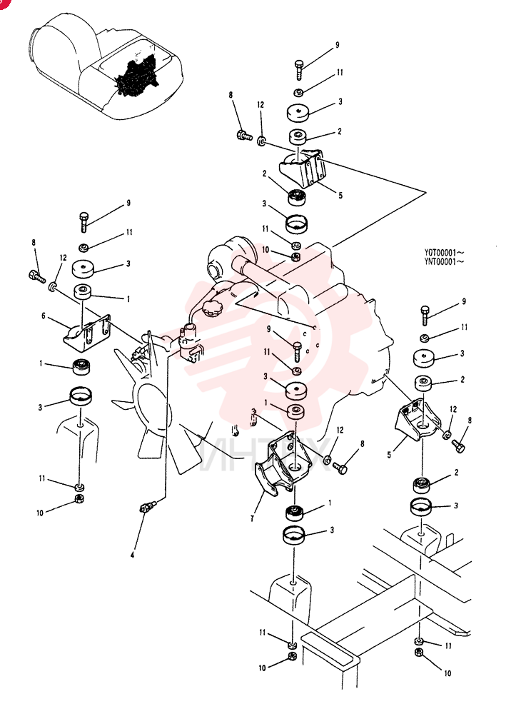 ENGINE INSTAL YN02P00008F1