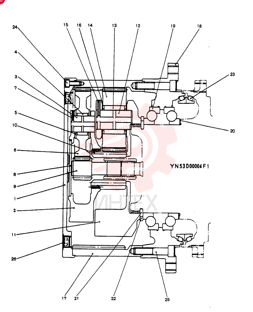 GEAR REDUCTION UNIT YN53D00004F1