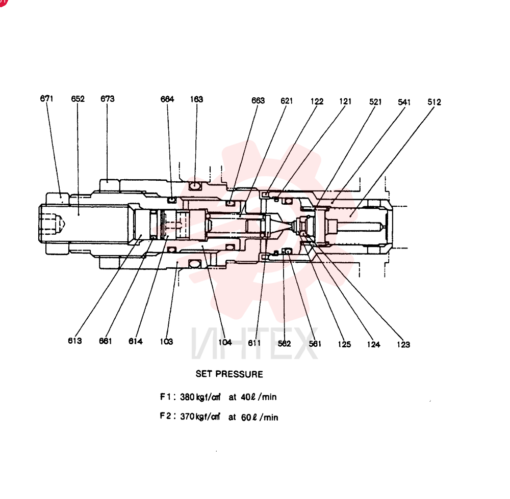 VALVE PRESSURE RELIE YN22V00001F1