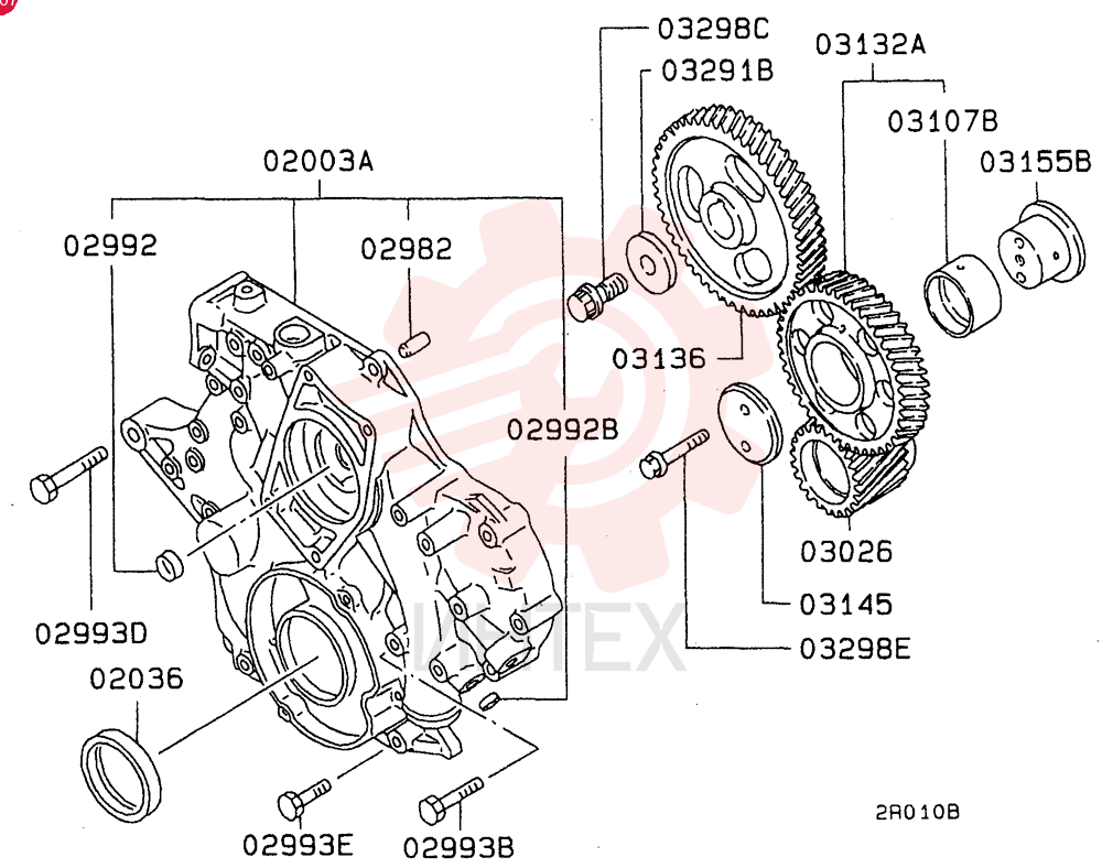 CASE ASSY, TIMING GEAR(9401-1-)