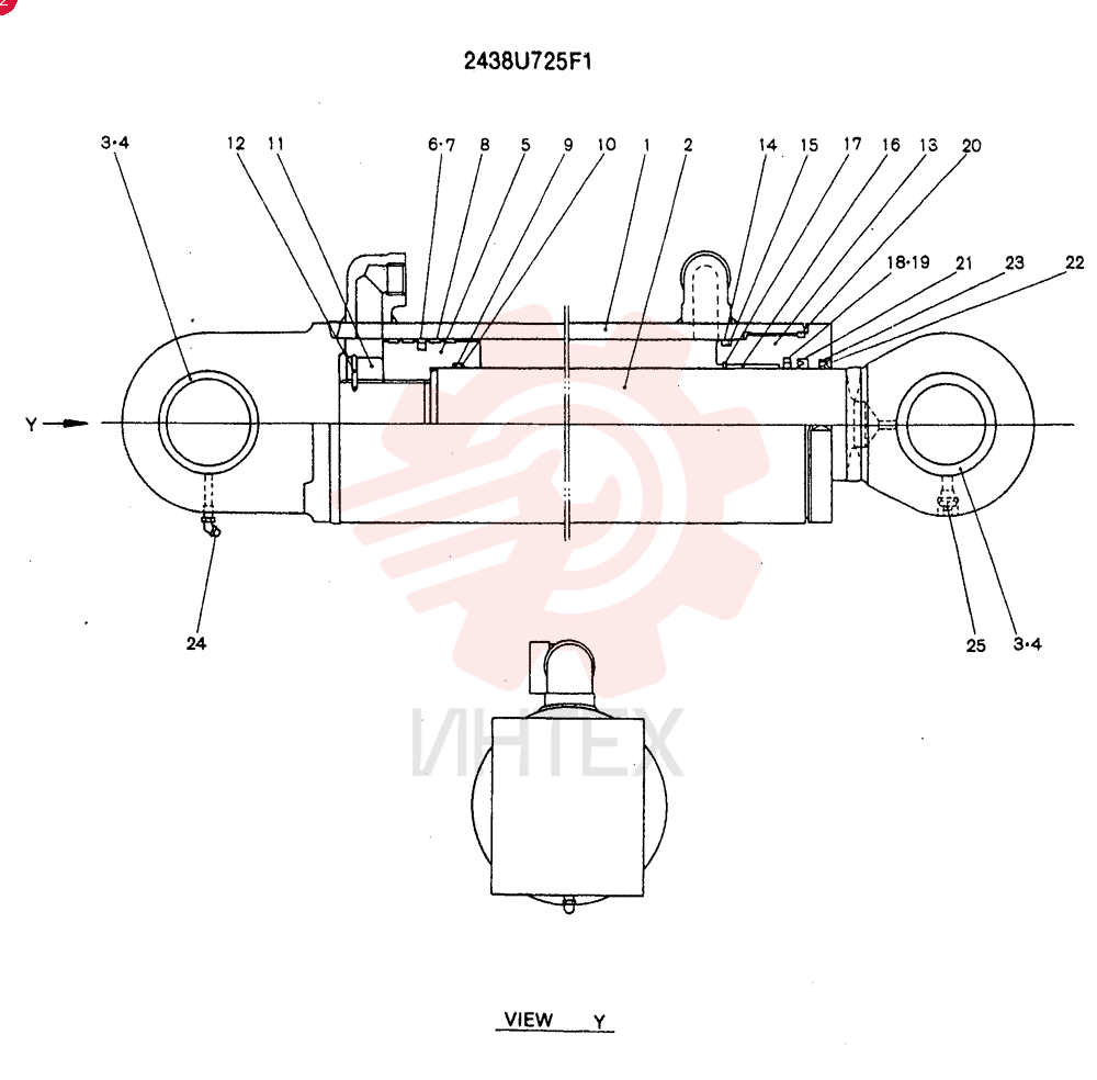 CYLINDER ASSY 2438U725F1
