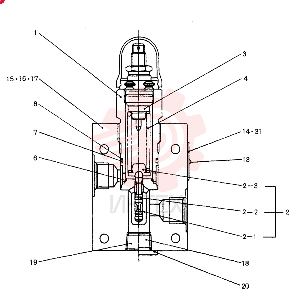 VALVE ASSY, RELIEF 2436R1639F1