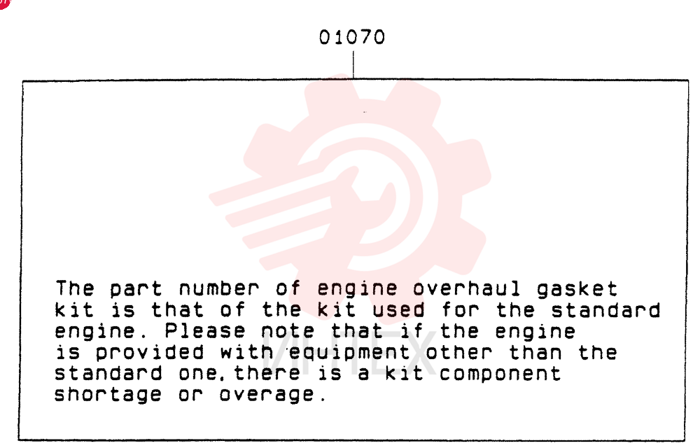 GASKET KIT VAME997397