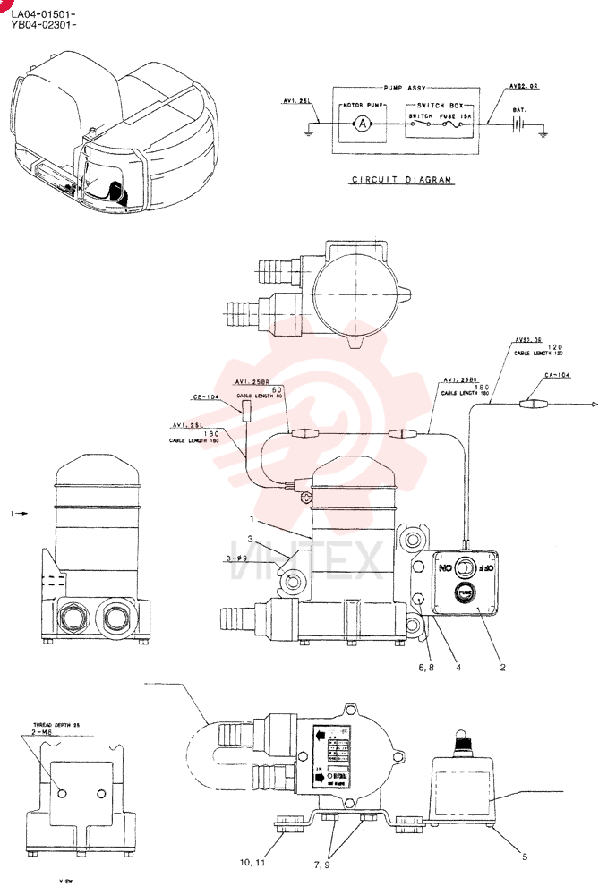 FUEL PUMP YF22P00002F1 (2)