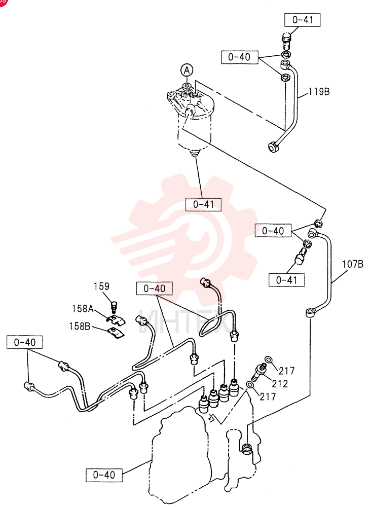 FUEL PUMP AND PIPE 0-42A (2)