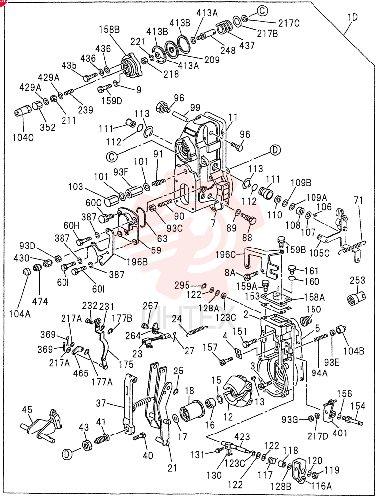 GOVERNOR; INJECTION PUMP 0-81B (2)