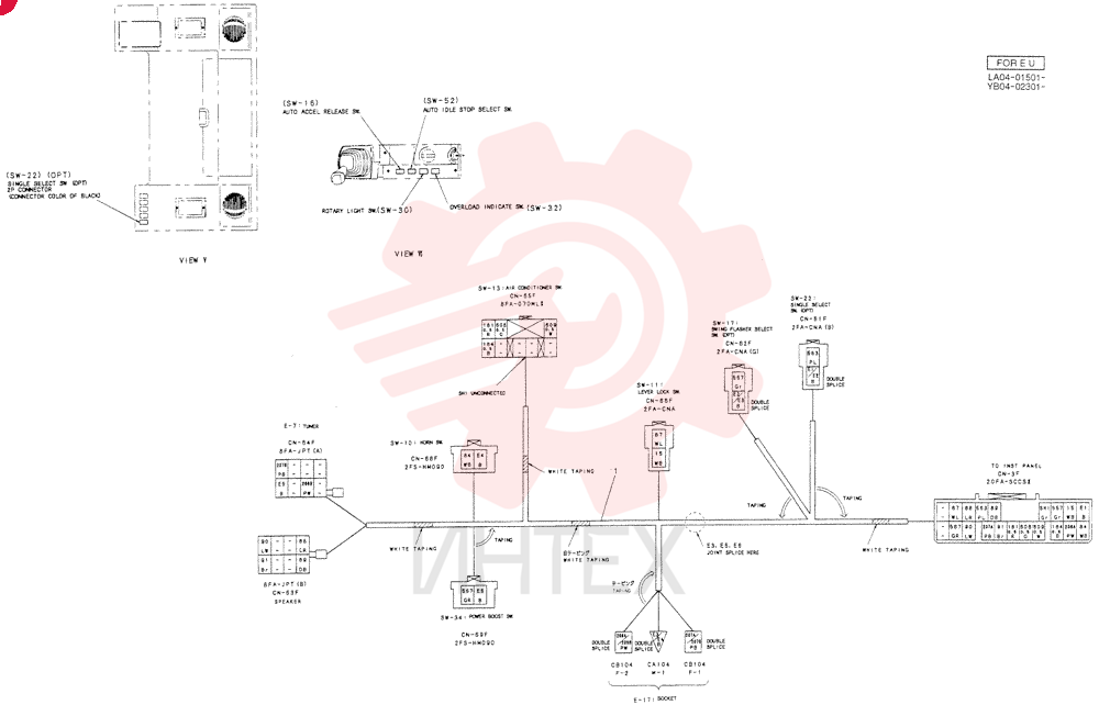 HARNESS ASSY, CAB YB14E00015F1 (1)