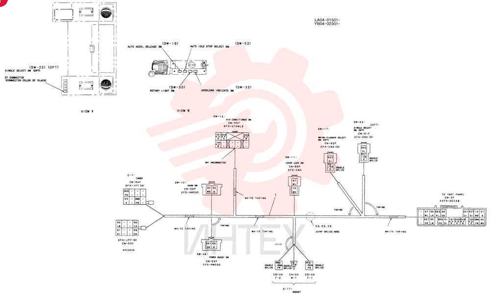 HARNESS ASSY, CAB YB14E00015F1 (4)