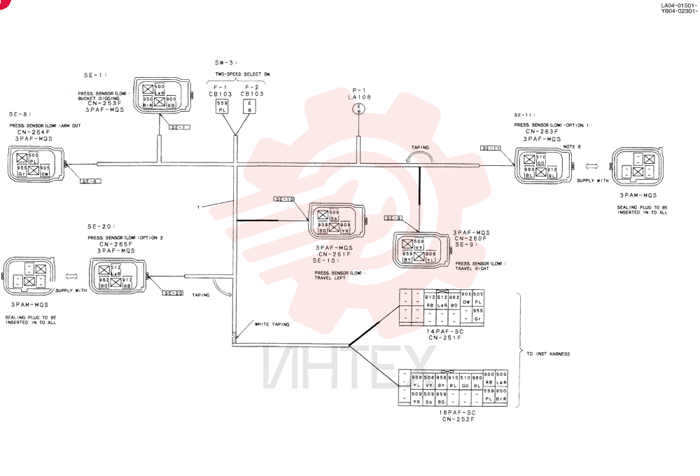HARNESS ASSY, UPP YB13E00007F1 (4)