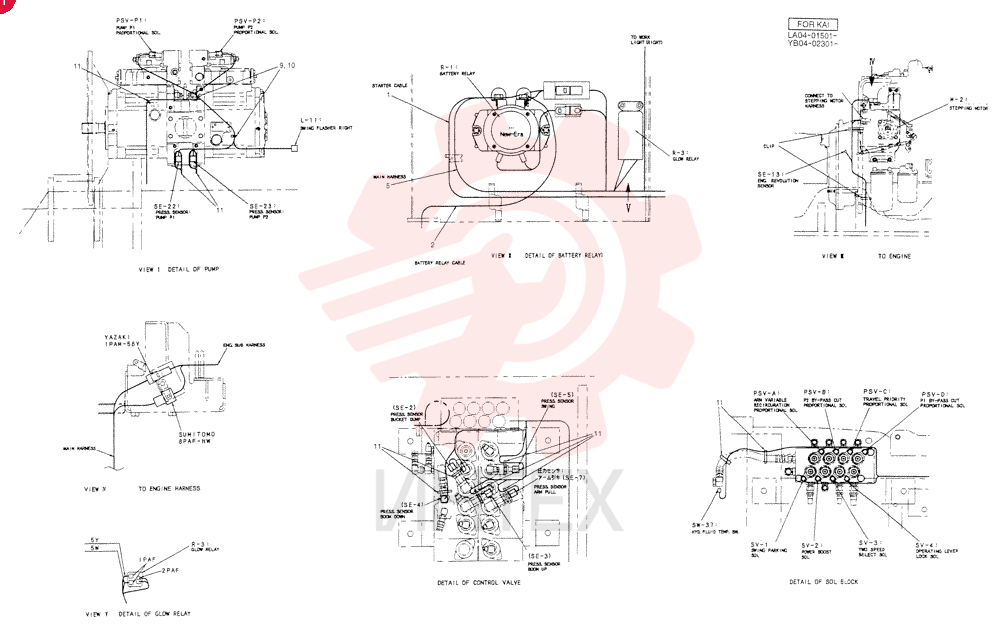 HARNESS ASSY, UPP YB13E00012F1 (2)
