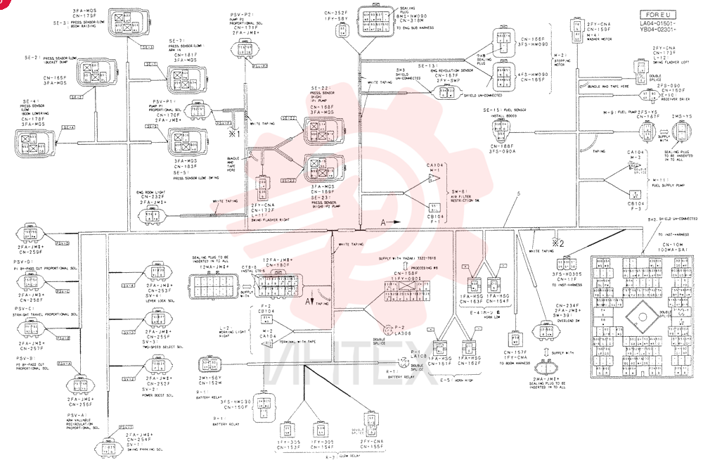 HARNESS ASSY, UPP YB13E00010F1 (1)