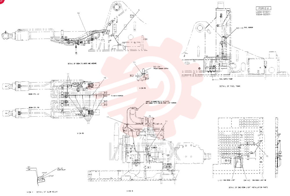 HARNESS ASSY, UPP YB13E00010F1 (3)