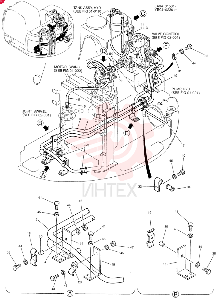 HYD LINES, RETURN YB32H00003F1 (2)