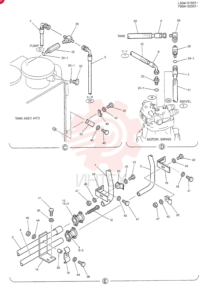 HYD LINES, RETURN YB32H00003F1 (6)