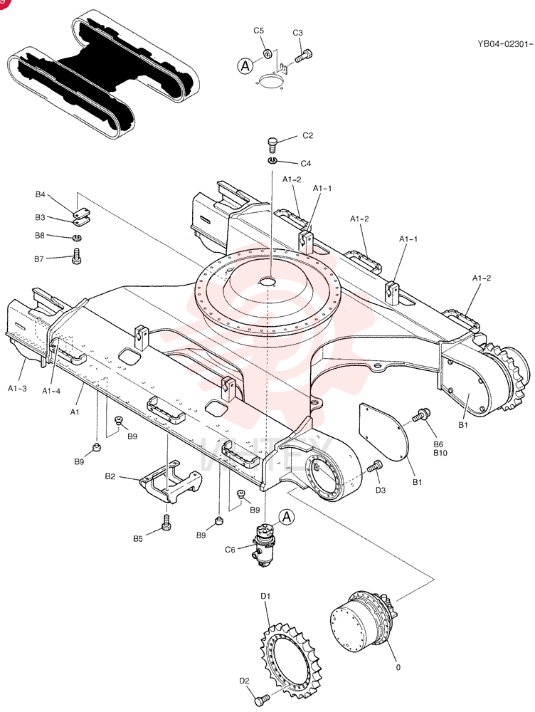 HYDRAULIC MOTOR YN15V00011F4 (1)