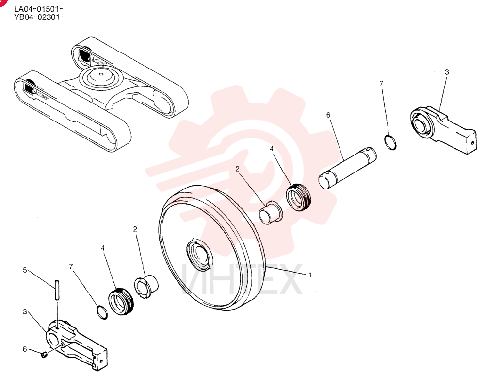 IDLER YN52D00009F1 (2)