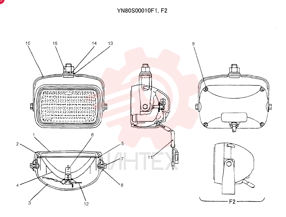 LIGHT ASSY. YN80S00010F1 (1)