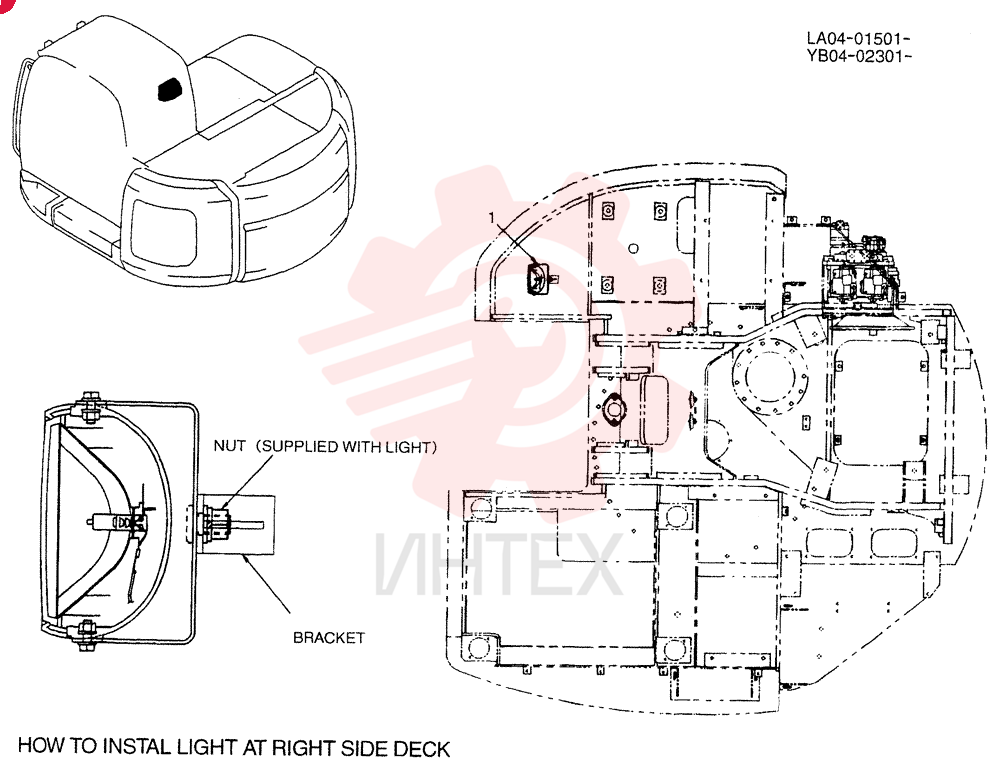 LIGHT INSTAL, UPP YN80E00017F1
