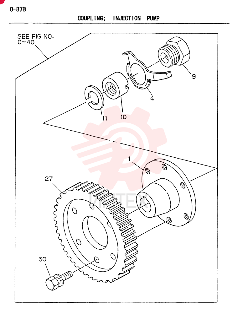 COUPLING; INJ PUMP DRIVE VI8972475920