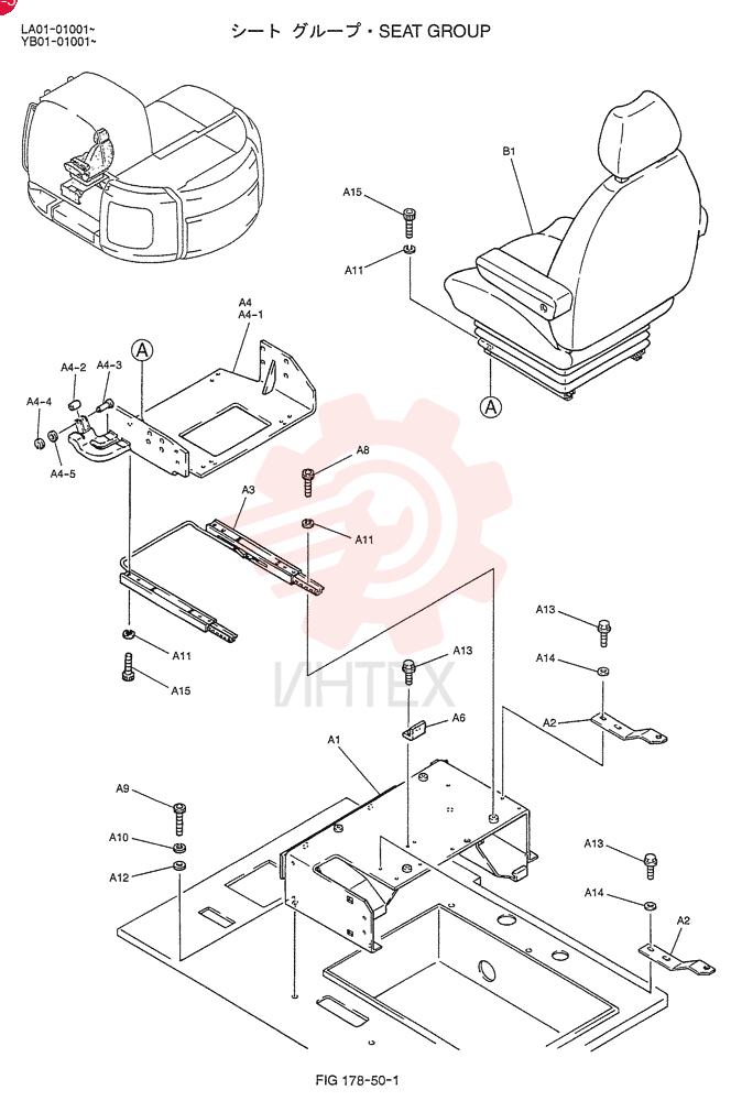 DRIVER SEAT YT25M00018F1