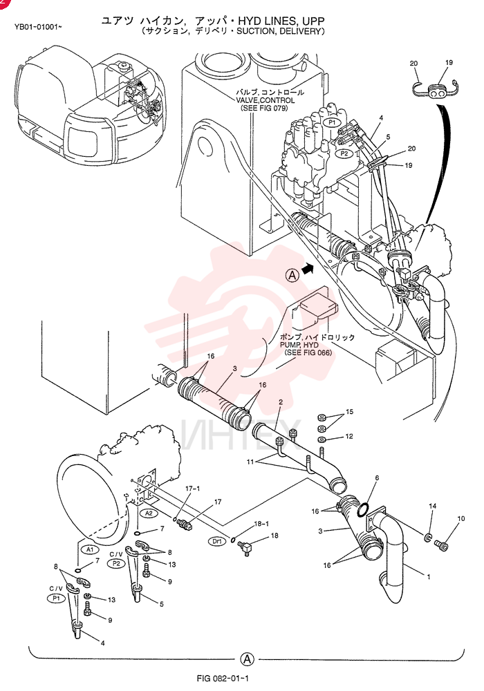 HYD LINES, PUMP YB30H00001F1