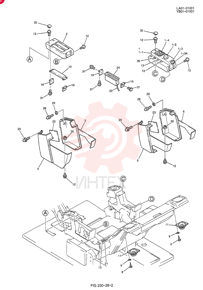 PANEL ASSY, INSTRUMENT  [OPT (WITH POWER WINDOW)] YY17M00004F7 (2)