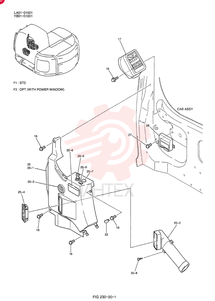 PANEL ASSY,INSTRUMENT(STD) YY17M00004F1 (1)