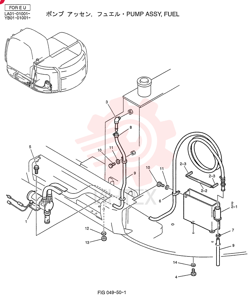 PUMP ASSY, FUEL YB22P00001F1