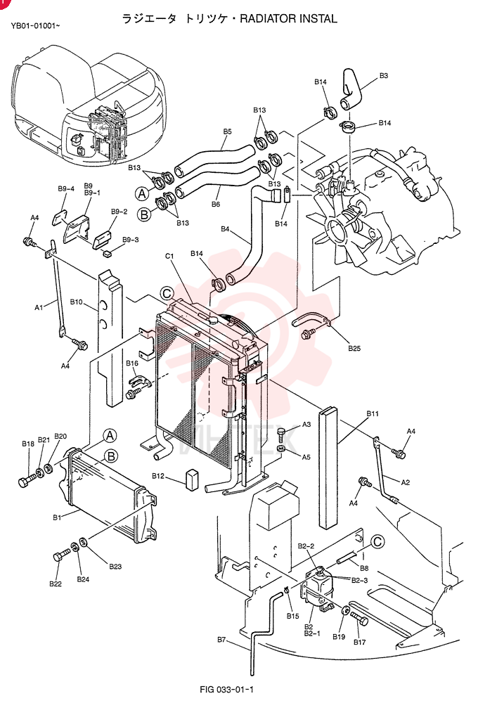RADIATOR INSTAL YB05P00003F1