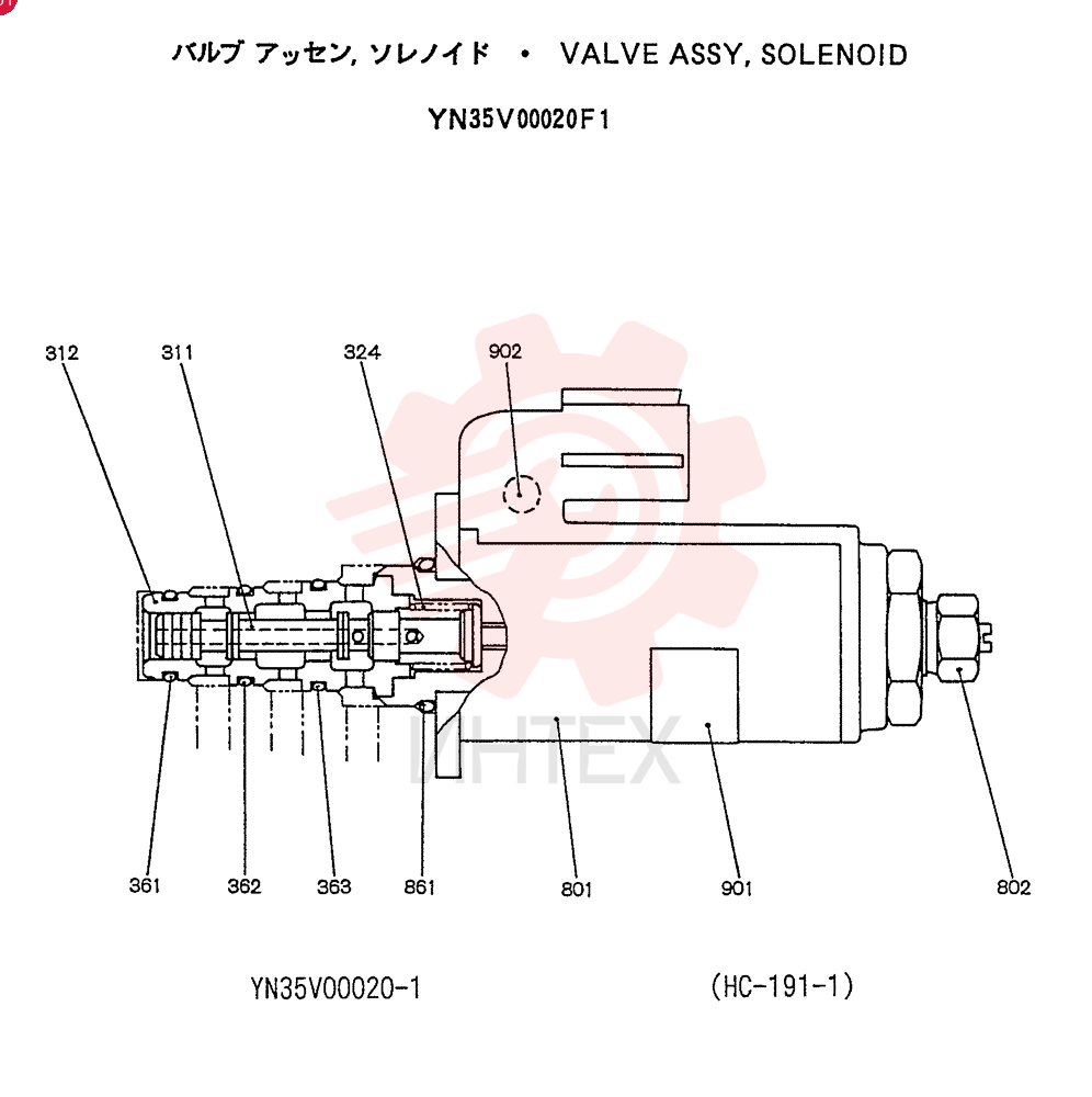 SOLENOID VALVE YN35V00020F1