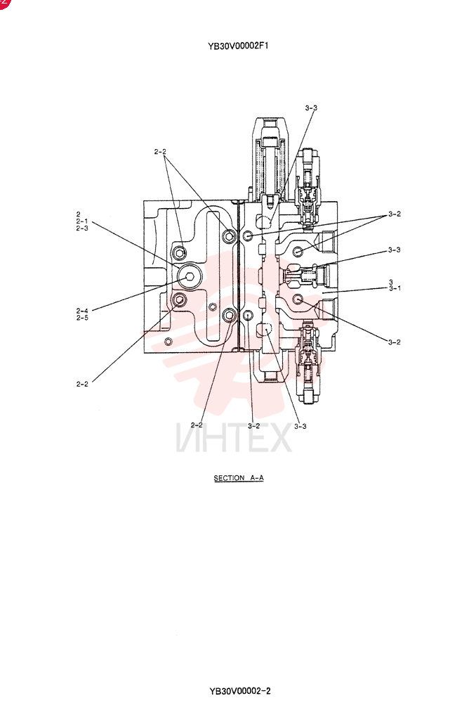 VALVE ASSY, CONTROL YB30V00002F1 (2)