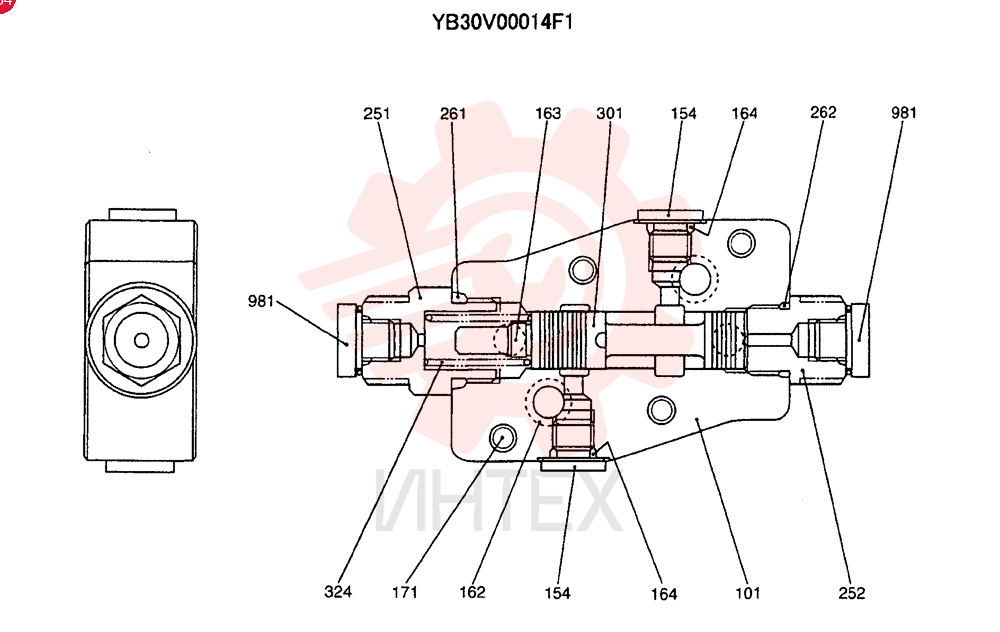 BY-PASS VALVE YB30V00014F1