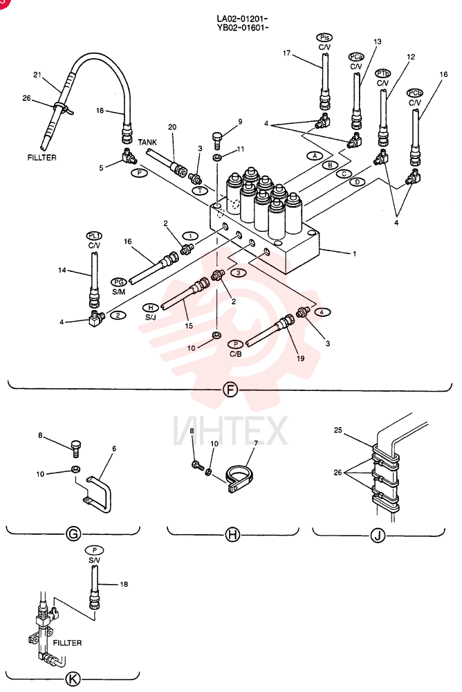 CONTROL LINES, VALVE YB64H00015F1 (3)