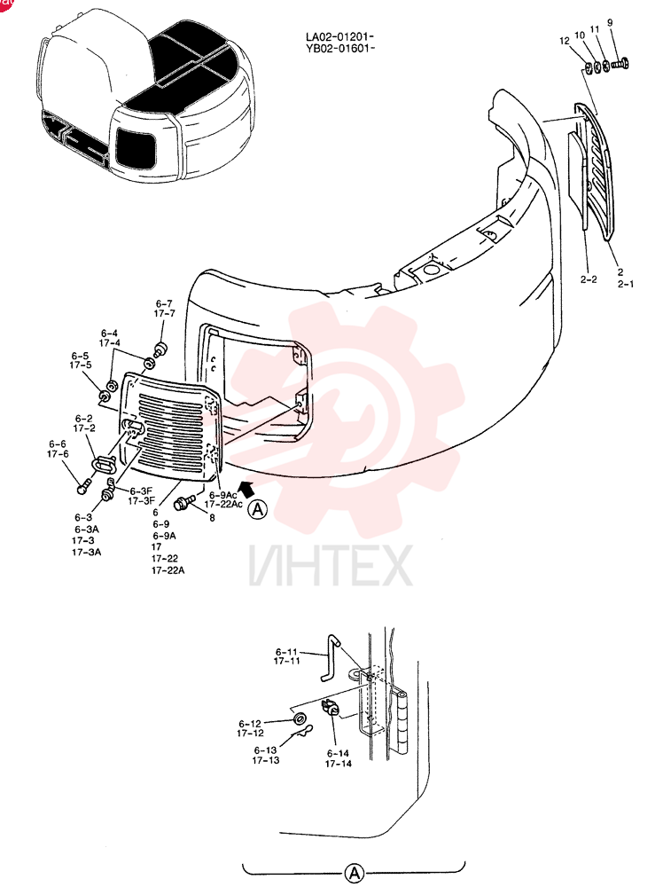 GUARD INSTAL, Serial Range: LA02-01201-LA02-1236