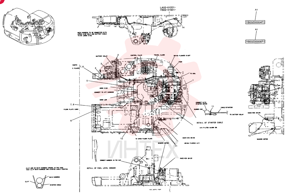HARNESS ASSY, UPP YB13E00012F1 (1)