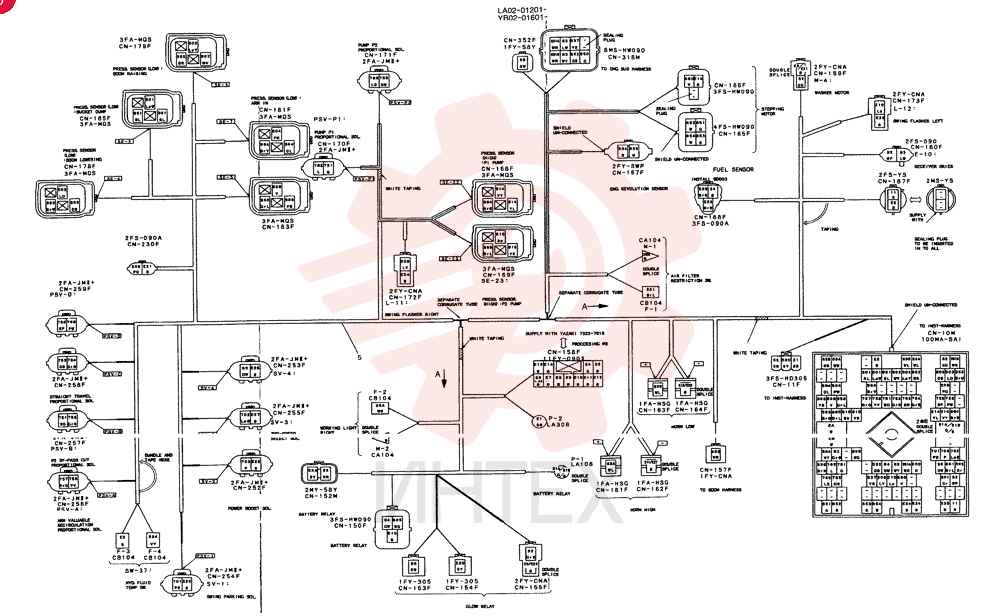HARNESS ASSY, UPP YB13E00012F1 (3)