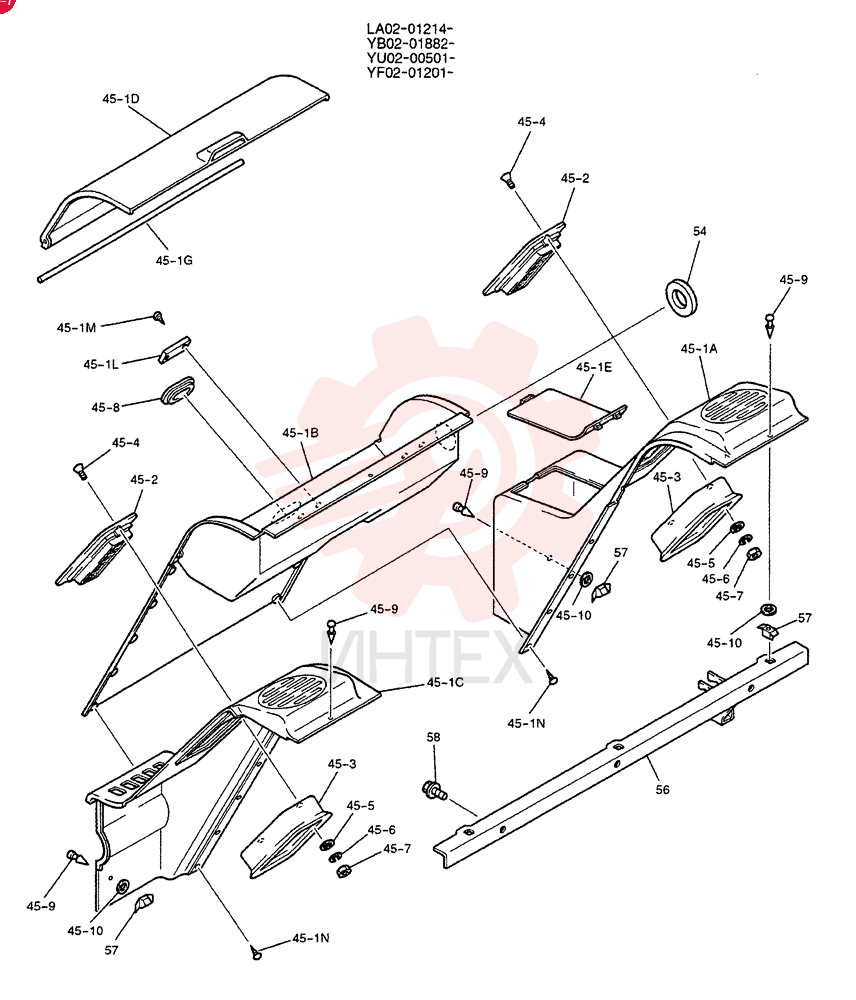 PANEL ASSY. INSTRUMENT (AIR-CON) YT17M00013F8 (2)