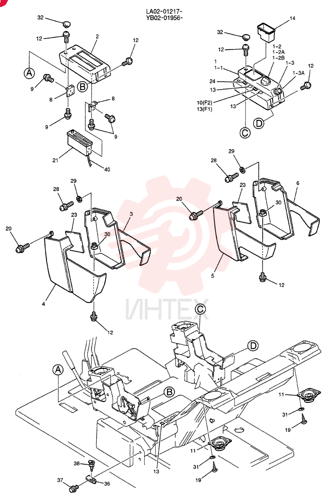 PANEL ASSY, INSTRUMENT (STD) YB17M00002F1 (2)