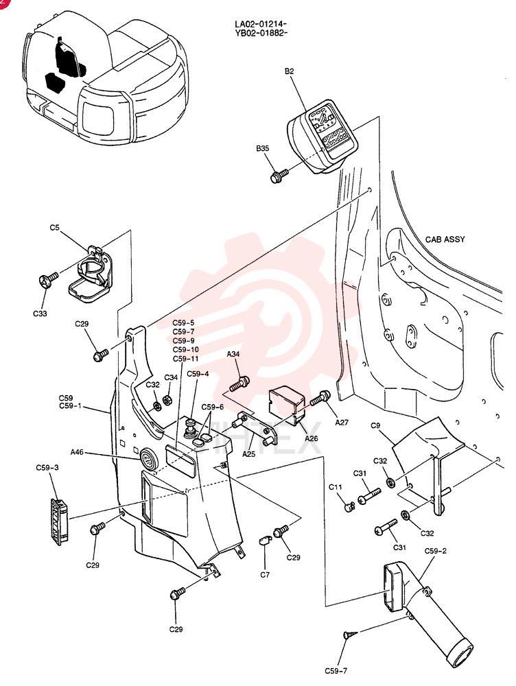 PANEL ASSY, INSTRUMENT (STD) YT17M00012F1 (1)