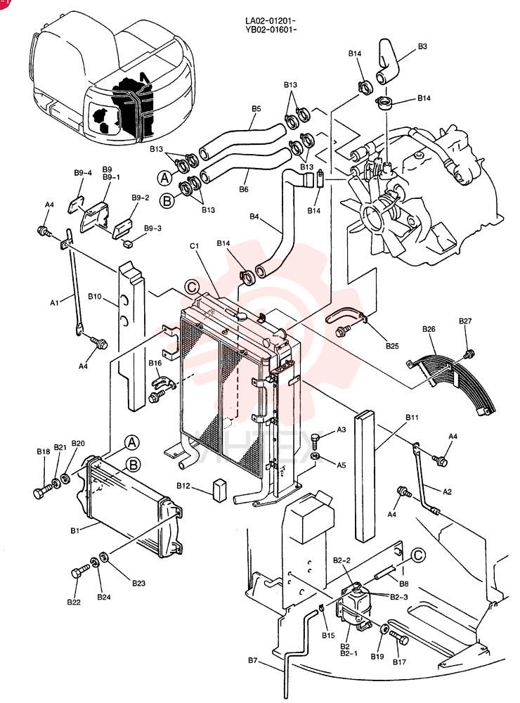 RADIATOR INSTAL YB05P00003F1